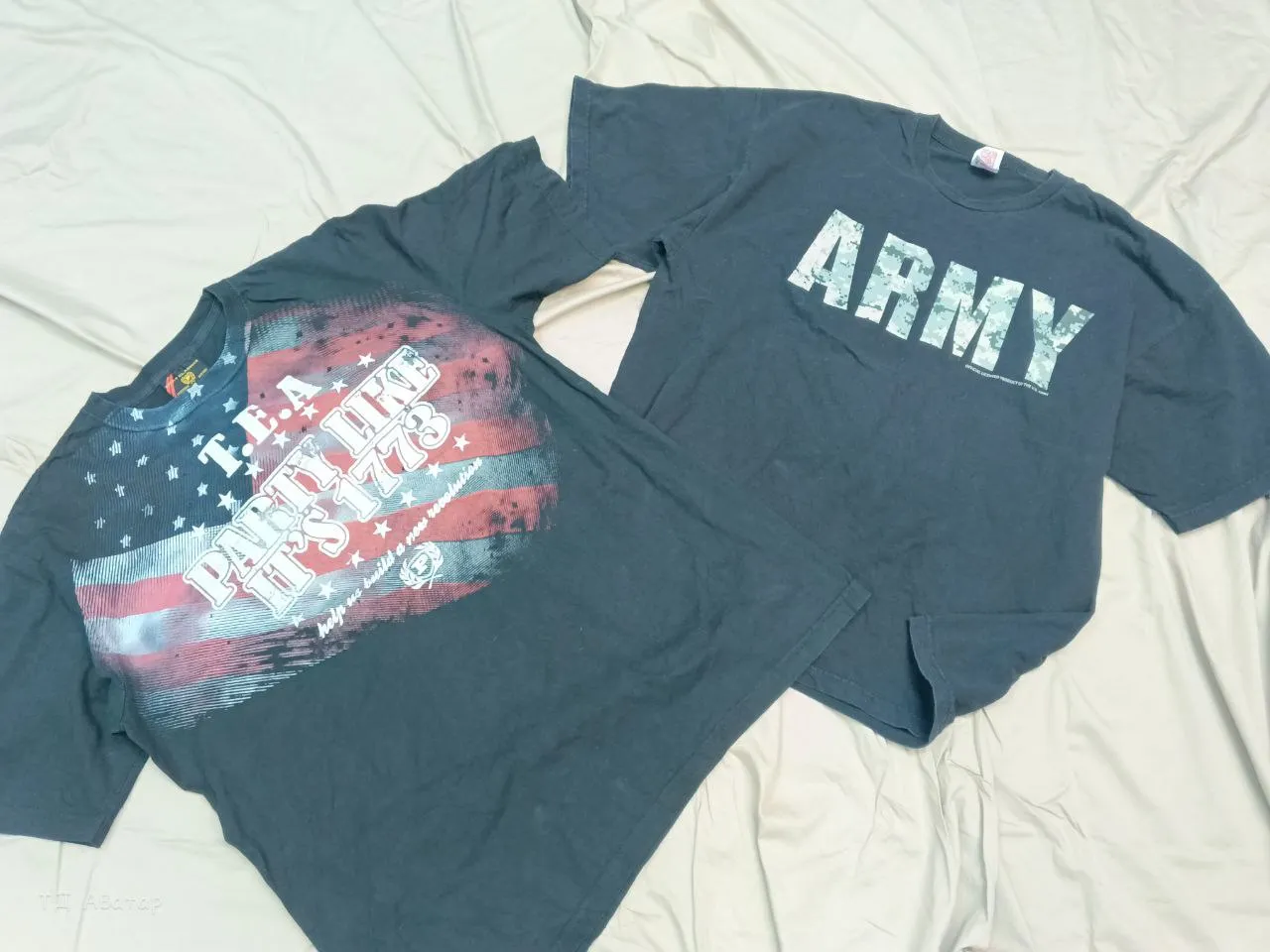 Black t-shirt print