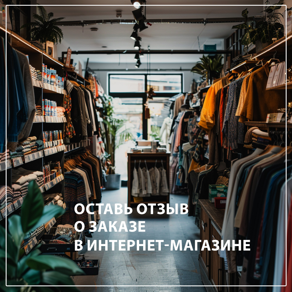 Скидка за отзыв в Интернет-магазине